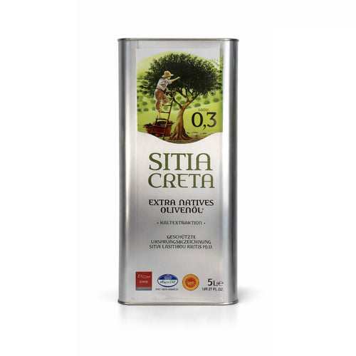 Creta Sitia Olivenöl – Extra Nativ | 0,3 % Säure | 5 Liter Dose